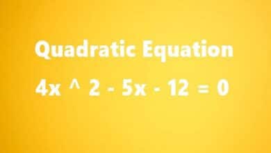 4x ^ 2 - 5x - 12 = 0